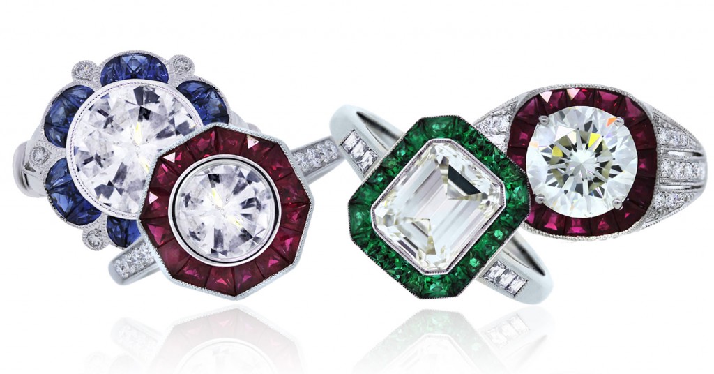gemstone & birthstone engagement rings