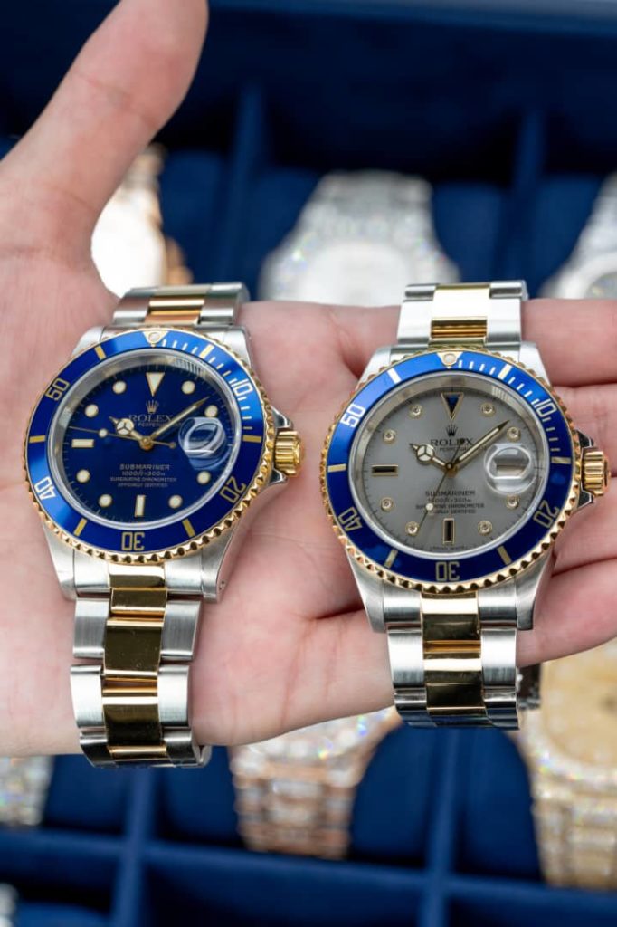 Rolex gold material