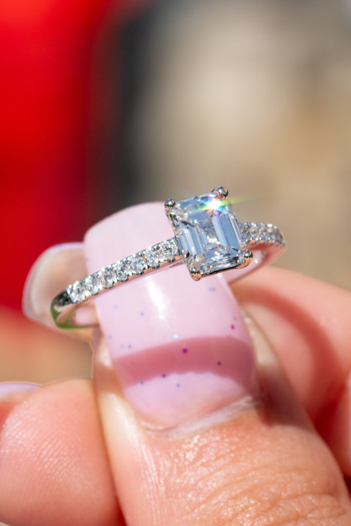 Why you should buy an Asscher cut diamond engagement ring