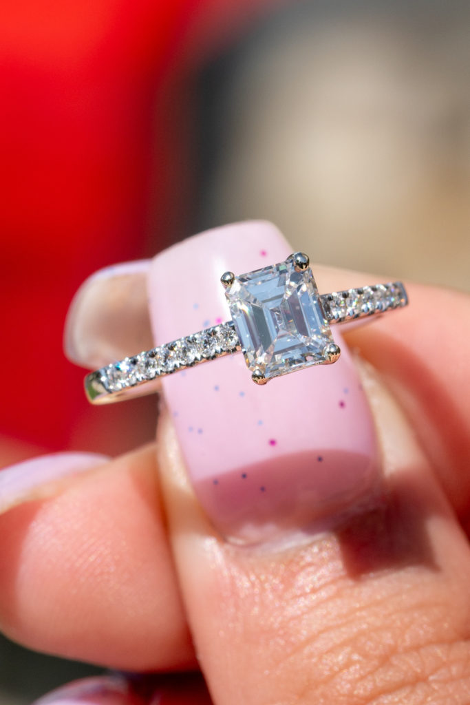 What to check out before buying Asscher cut diamond engagement ring