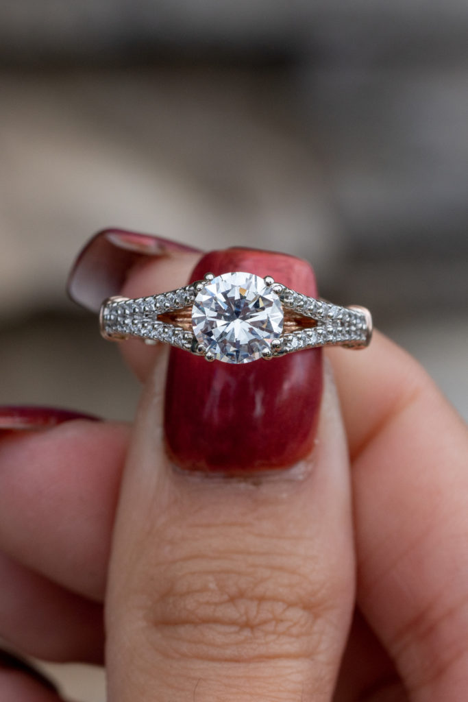 split shank engagement rings