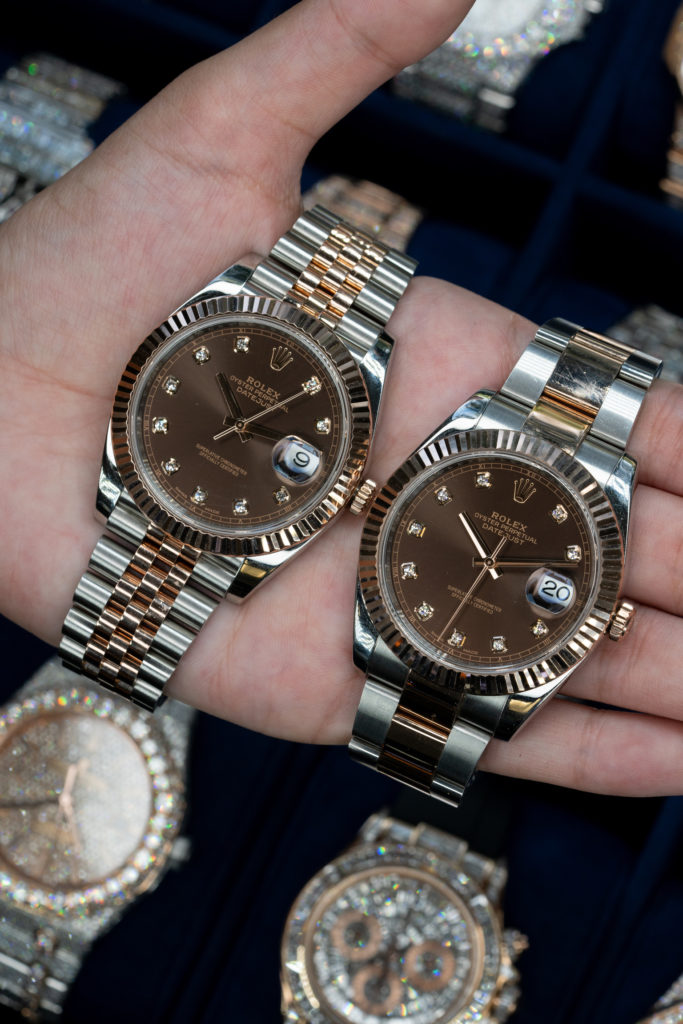 Two-tone Datejust timepieces 