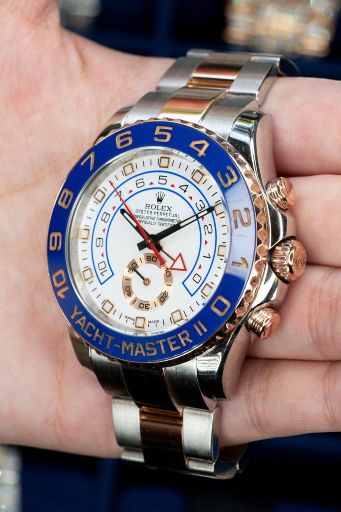 The Yacht-Master II 116681 is a watch intended for those in the yachting community.