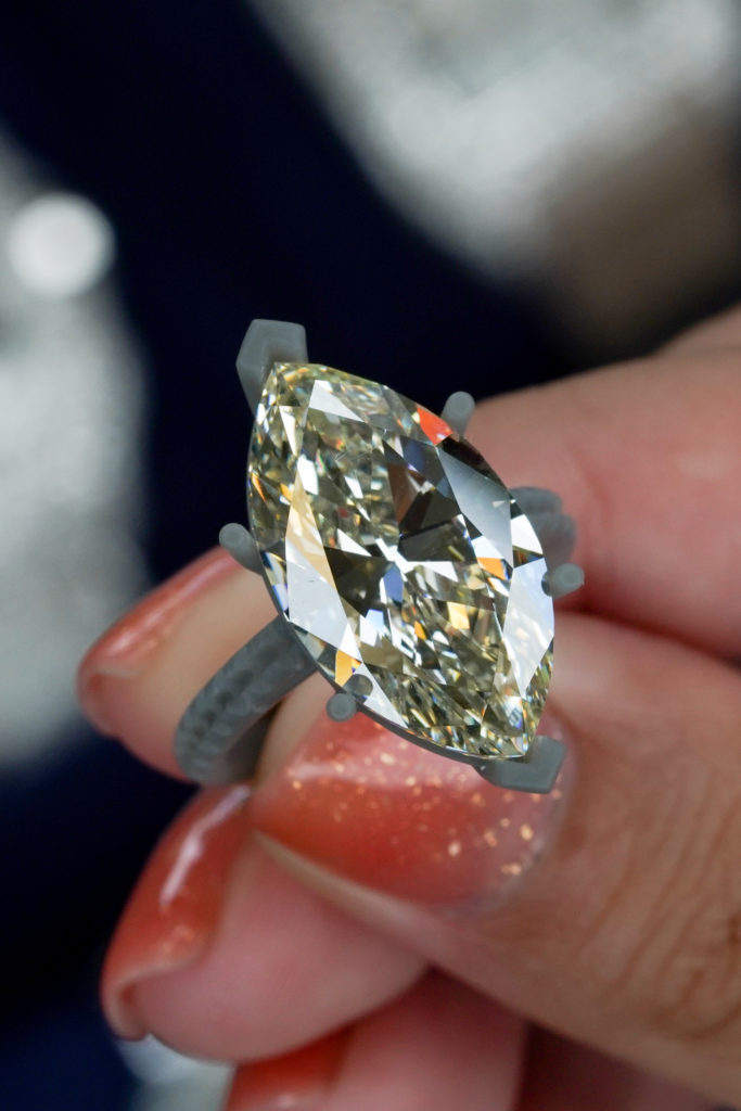 Marquise Custom Diamond Ring