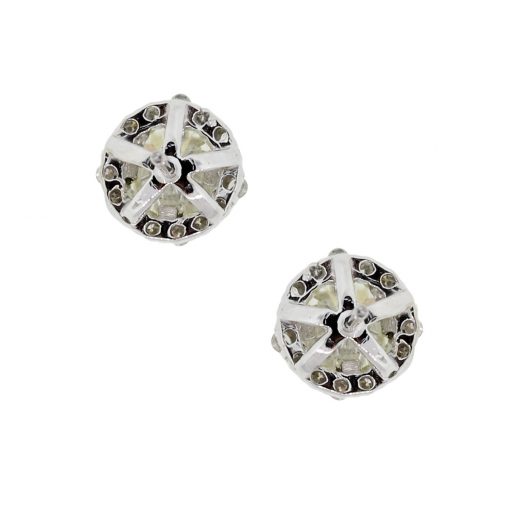 diamond stud earrings halo