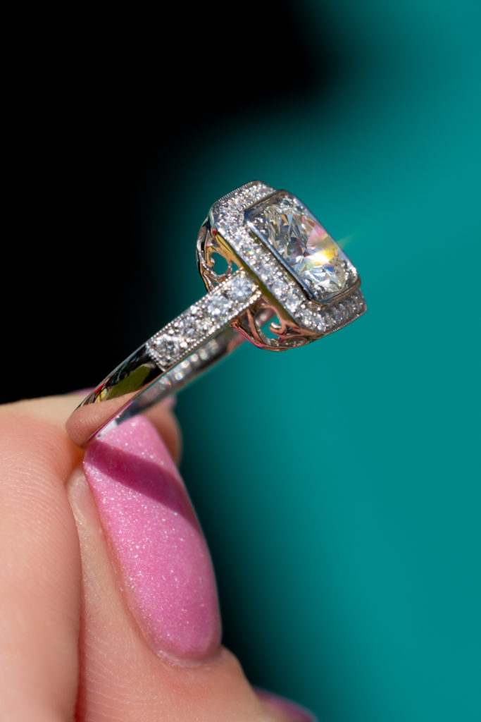 asscher shape diamonds for your engagement rings