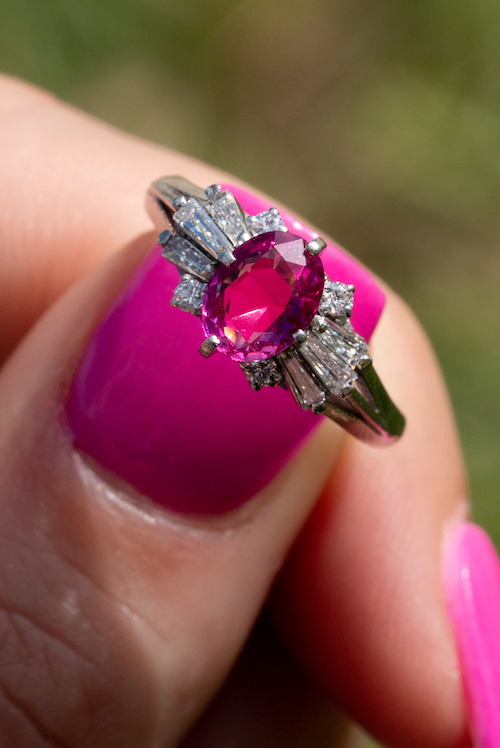 unique ruby ring