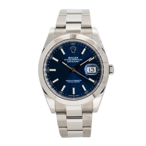 blue dial datejust 41