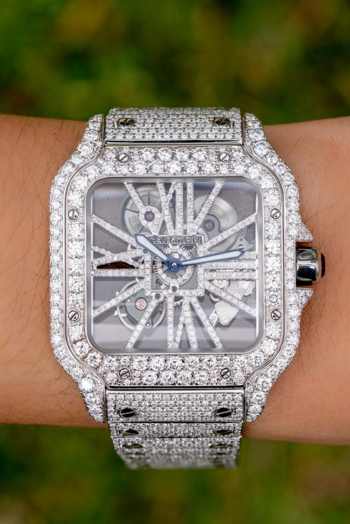 cartier santos de cartier skeleton price