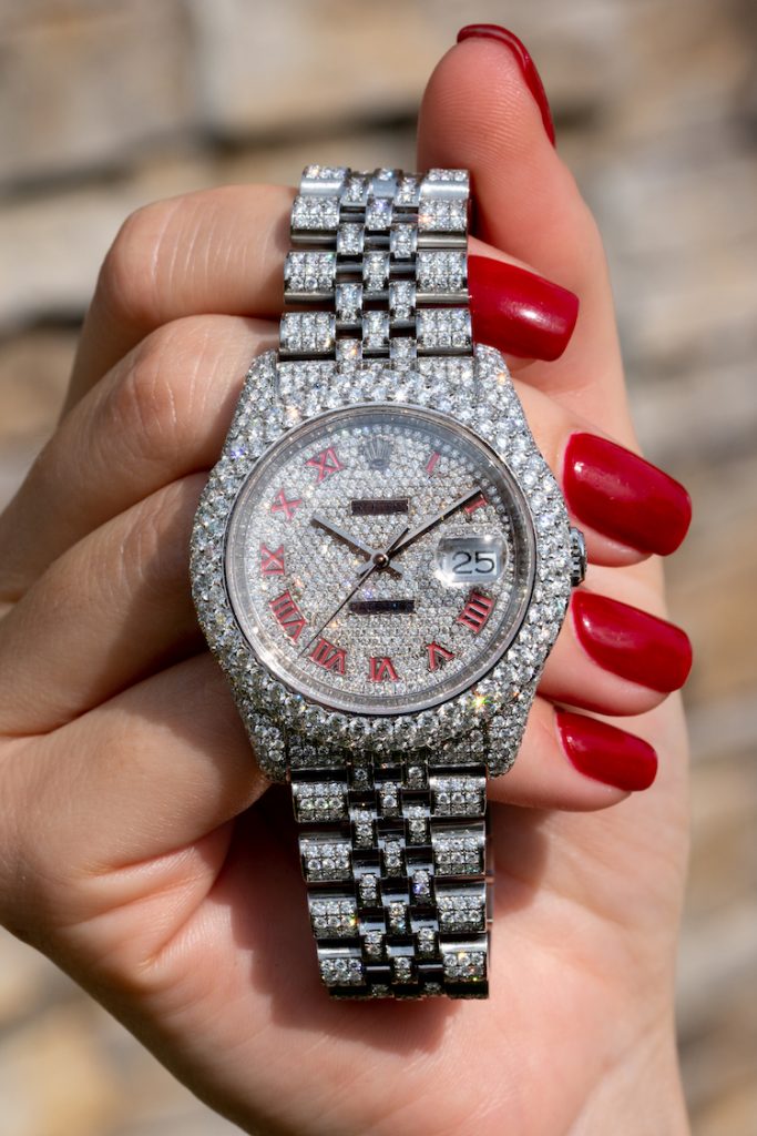 diamond rolex datejust watches for sale