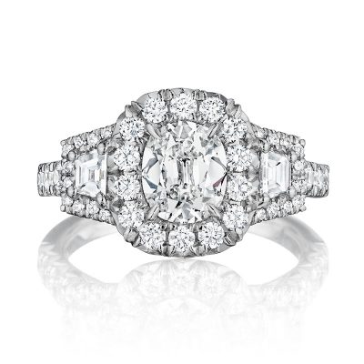 Henri Daussi Engagement Ring