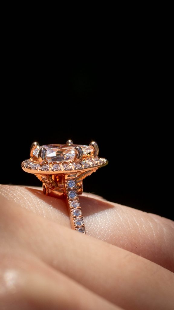 are rose gold engagement rings popular