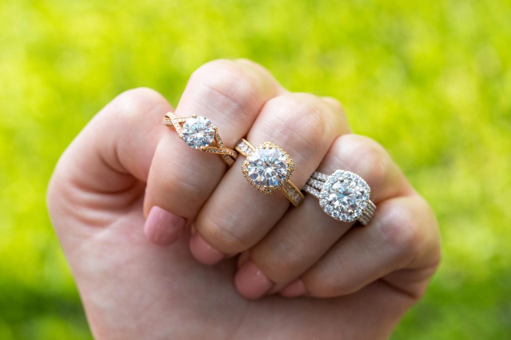 diamonds by raymond lee engagement rings