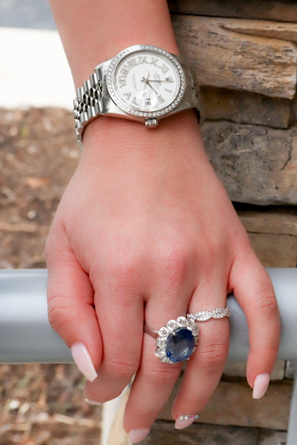 luxury jewelry featuring diamond rings and rolex watch fine jewelry 