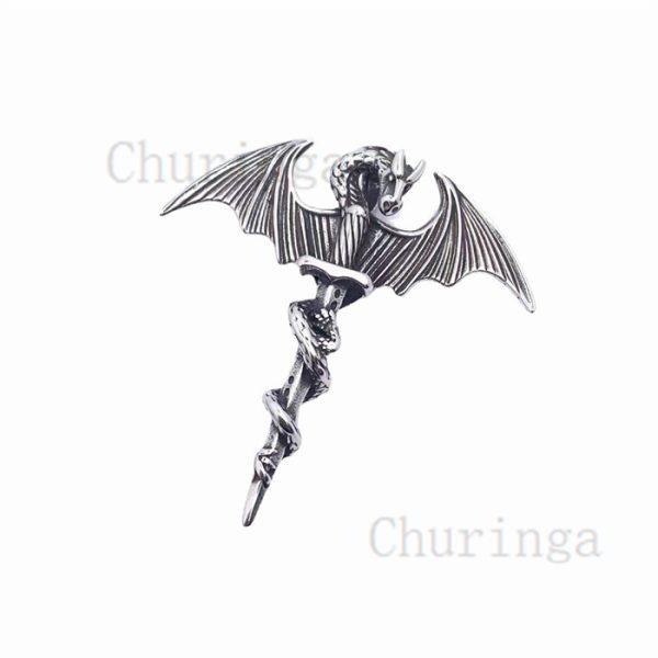 Occident Vintage Pterodactyl Stainless Steel Character Pendant
