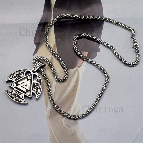 Viking Style Symbol Stainless Steel Pendant