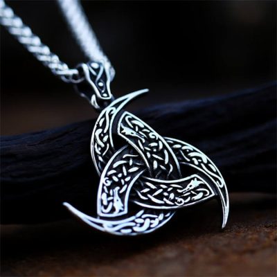 Viking Totem Celtic Knot Stainless Steel Pendant