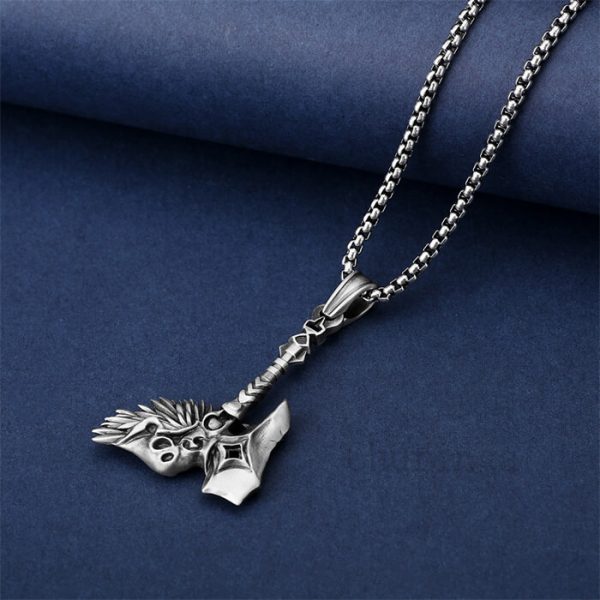 Keitel Viking Double-sided Axe Stainless Steel Pendant