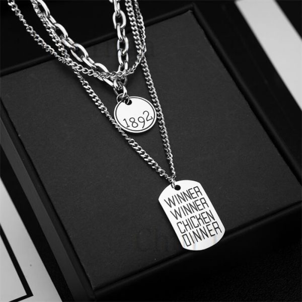 men's stainless steel necklaces