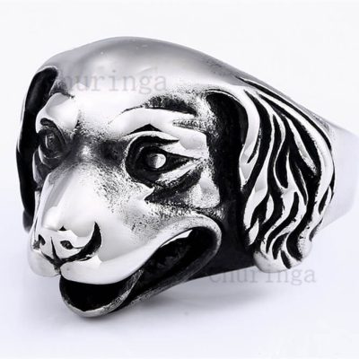 Golden Retriever Stainless Steel Dog Ring