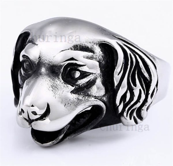 Golden Retriever Stainless Steel Dog Ring