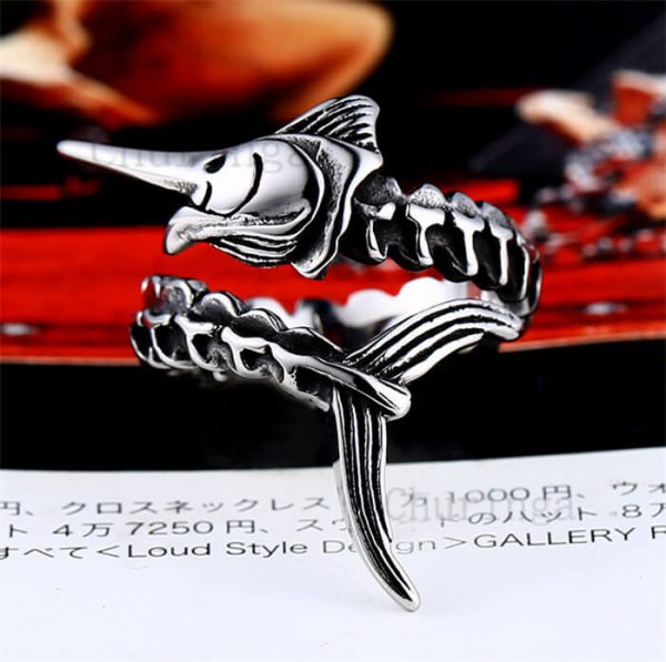 Stainless Steel Fish Ring