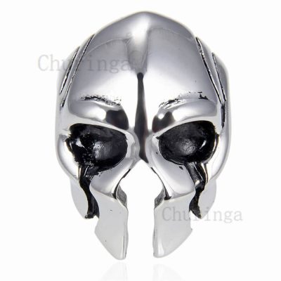 Bastar Warrior Smooth Face Mask Stainless Steel Ring