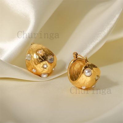 18K Gold Plated Earing,Stainless Steel Earring,Stainless Steel Fashion Earring, Fashion Earring