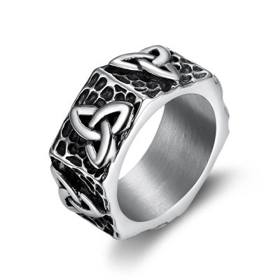 Stainless steel Viking Ring